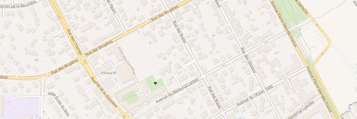Plan du 33 Rue des Roses à Avrillé