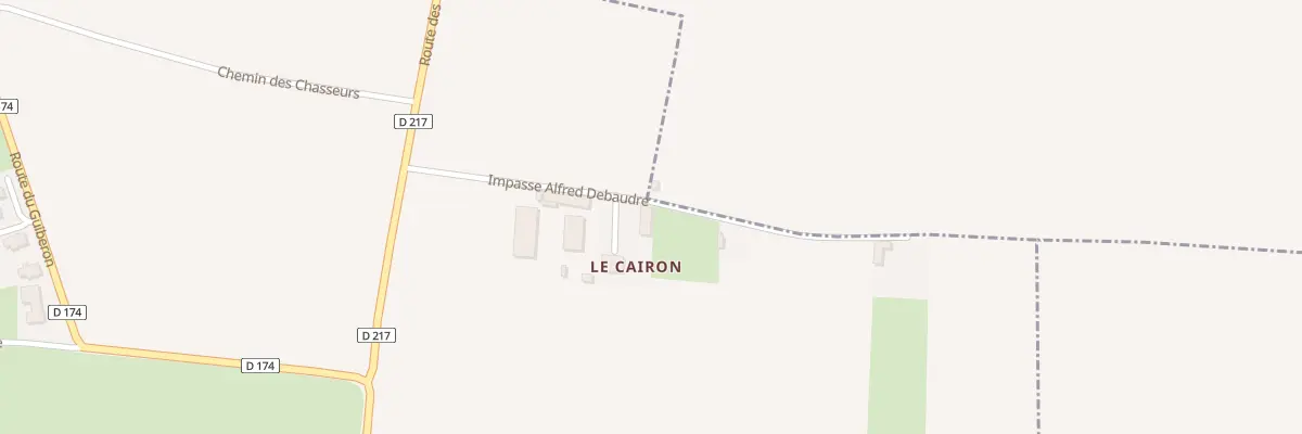 Plan du 184 Imp Alfred Debaudre à Vendes