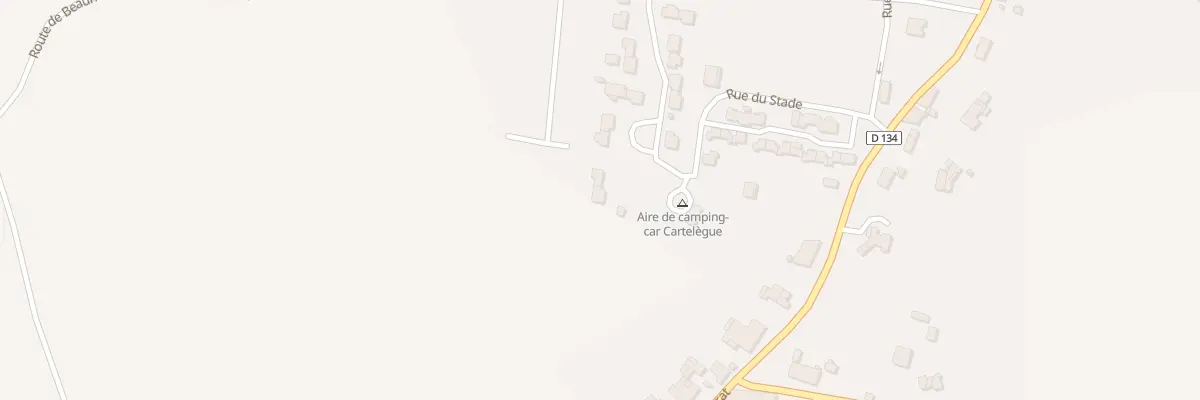 Plan du 12 Cité Les Agrieres à Cartelègue