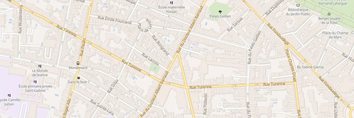 Plan du 143 Rue Abbé de l’Epée à Bordeaux