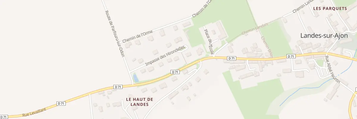 Plan du 6 L’Orme de Landes à Landes-sur-Ajon