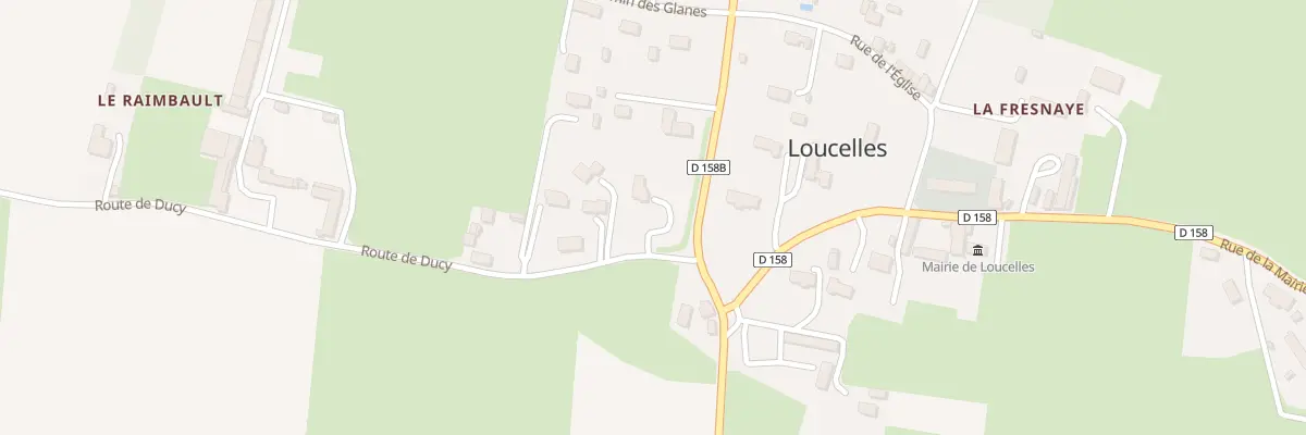 Plan du 2 Rte de Ducy à Loucelles