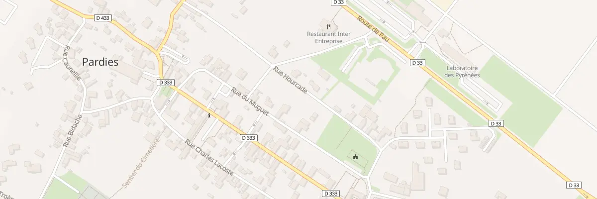 Plan du 5 Rue Hourcade à Pardies