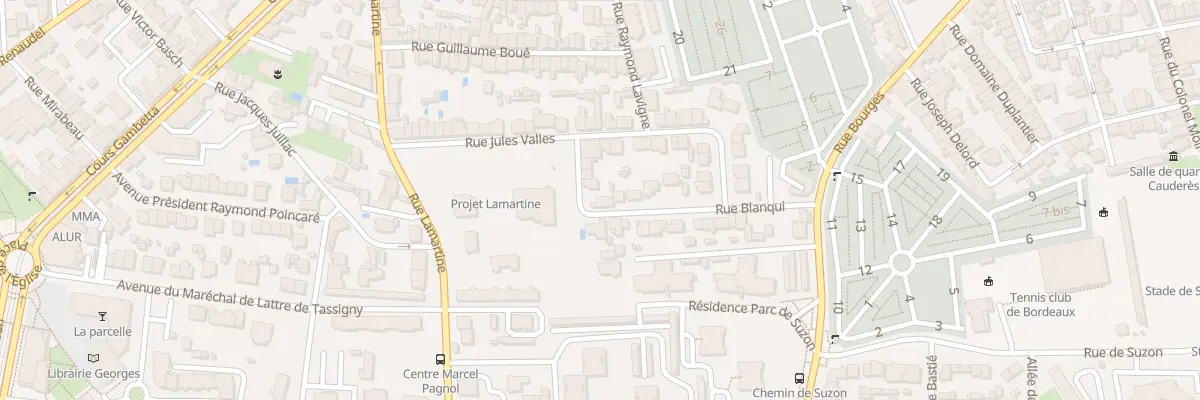 Plan du 10 Rue Blanqui à Talence