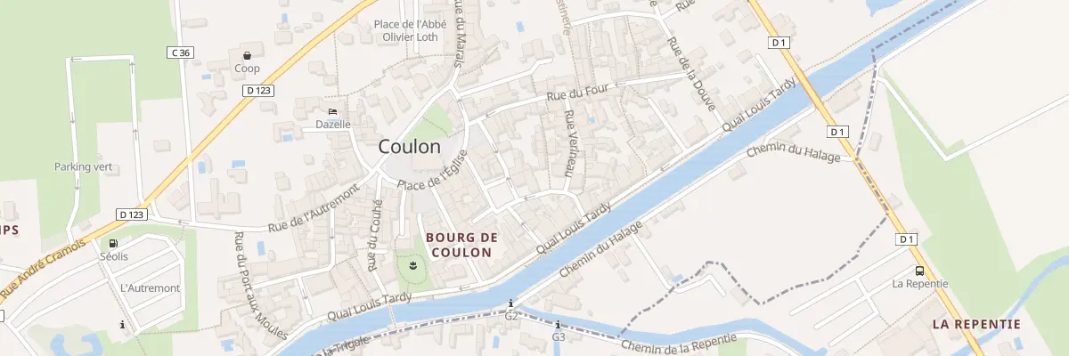 Plan du 5 Rue du Chateau Bas à Coulon