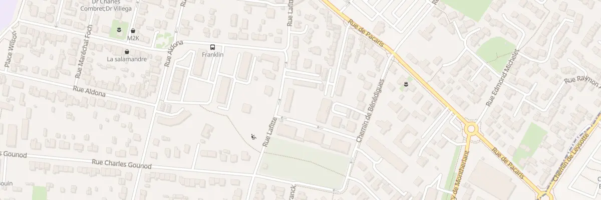 Plan du 26 Rue Lafitte à Talence