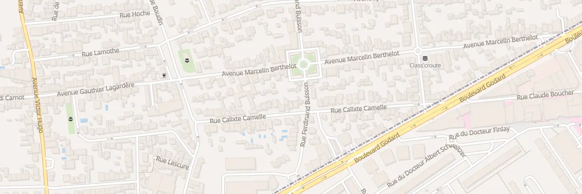 Plan du 38 Rue Calixte Camelle au Bouscat