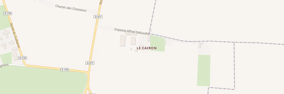 Plan du 5056 Le Queron à Vendes