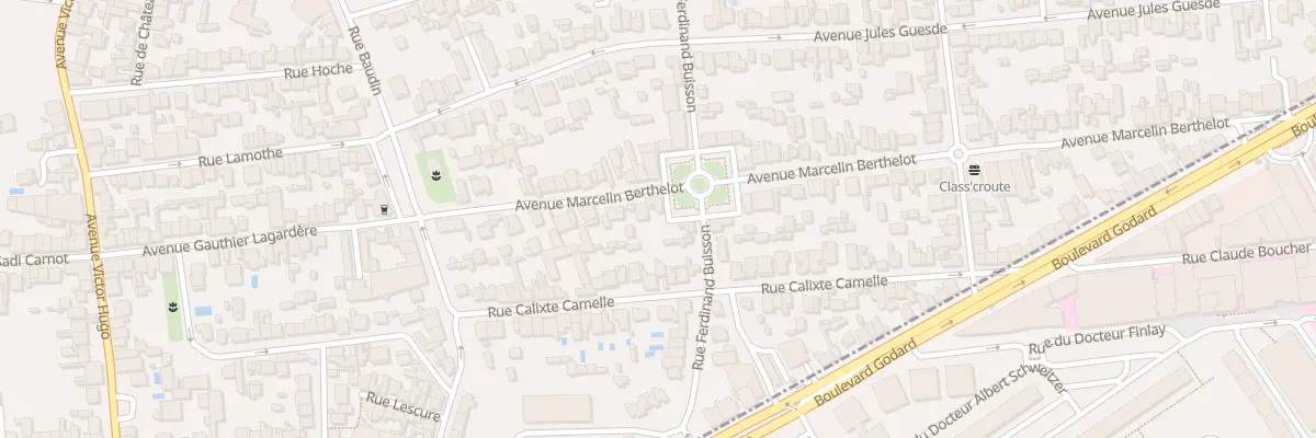 Plan du 33 Av Marcelin Berthelot au Bouscat