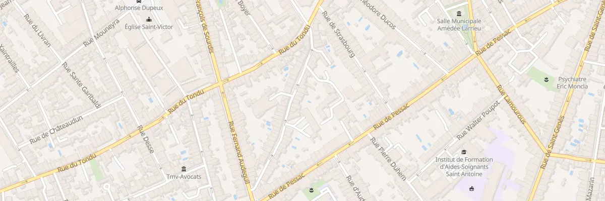 Plan du 32 Rue de Landiras à Bordeaux