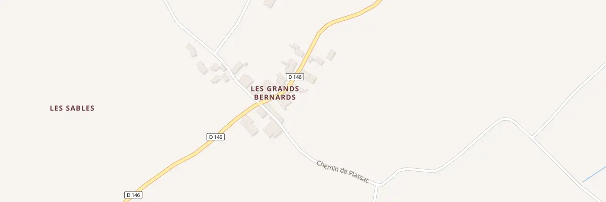 Plan du 5436 Les Grands Bernards Est à Saint-Genis-de-Saintonge