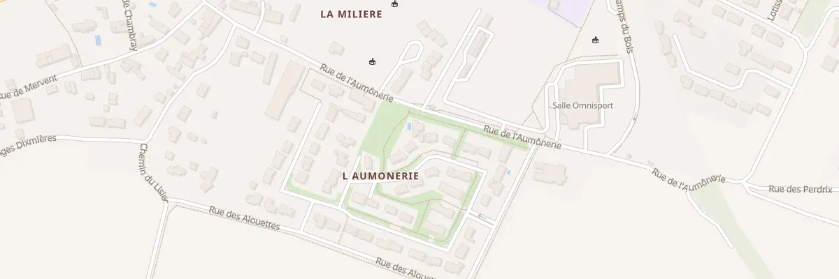Plan du 46 Rue du clos des alouettes à Benet