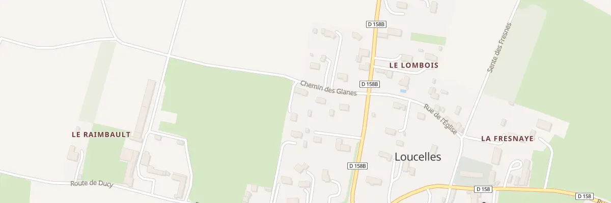 Plan du 5 Che des Glanes à Loucelles