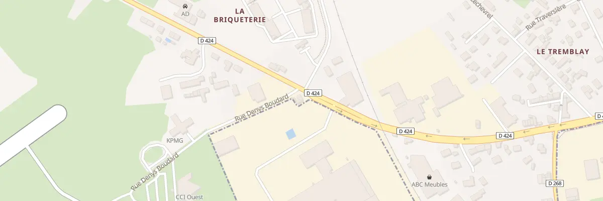 Plan du 216 La Briqueterie à La Lande-Patry