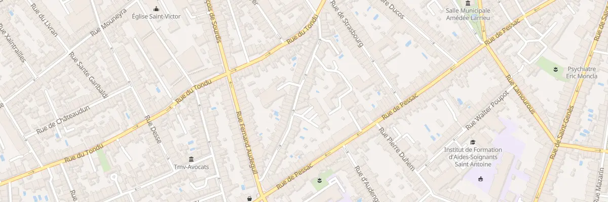 Plan du 38 Rue de Landiras à Bordeaux