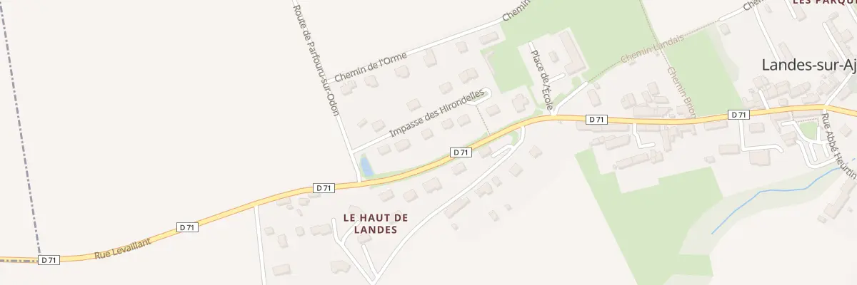 Plan du 90 Imp des Hirondelles à Landes-sur-Ajon