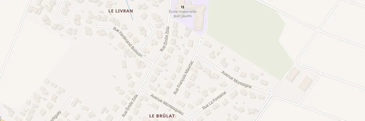 Plan du 10 Rue Francois Mauriac à Léognan