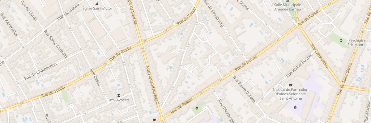 Plan du 40 Rue de Landiras à Bordeaux