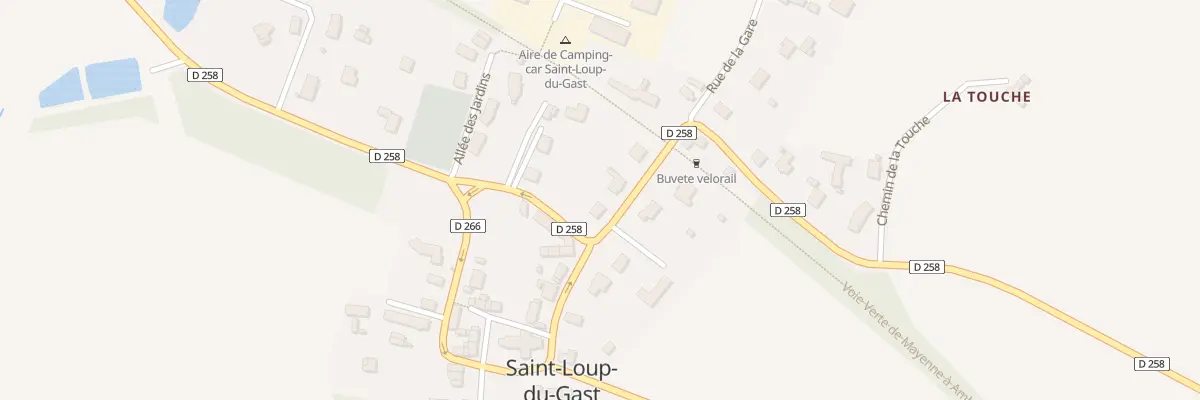 Plan du 11 Rue de la Gare à Saint-Loup-du-Gast