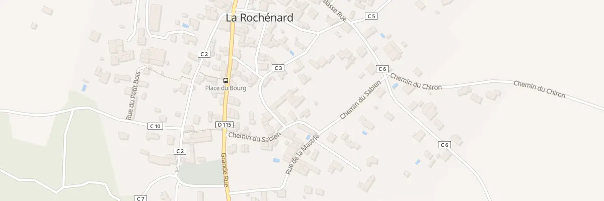 Plan du 9 Che du Sabien à La Rochénard