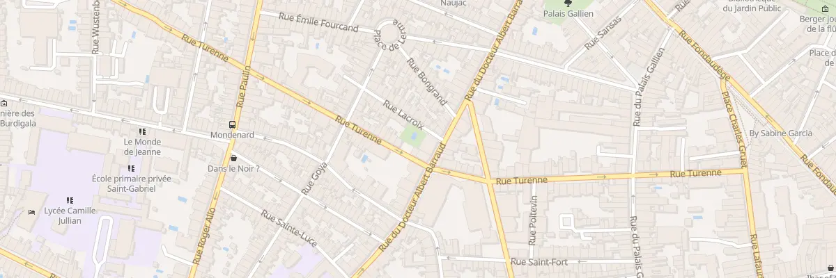 Plan du 67 Rue du Docteur Albert Barraud à Bordeaux