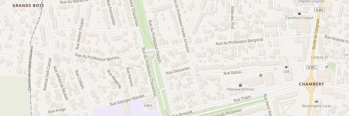 Plan du 11 Rue du Prof Daguin à Villenave-d’Ornon
