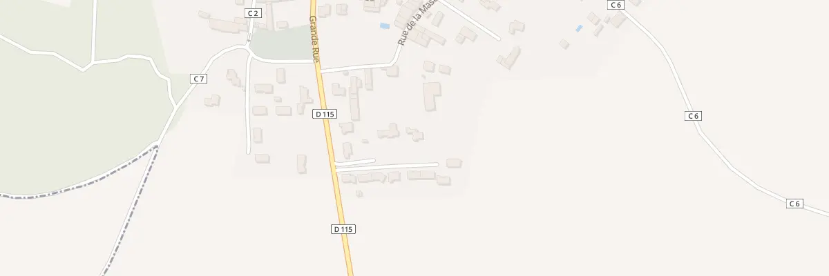 Plan du 65 Grande Rue à La Rochénard