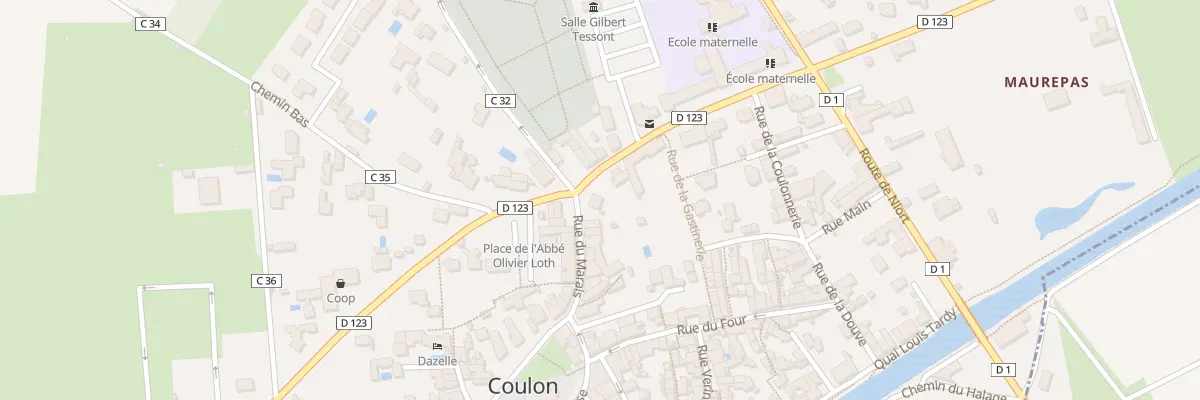 Plan du 22 Rue du Marais à Coulon