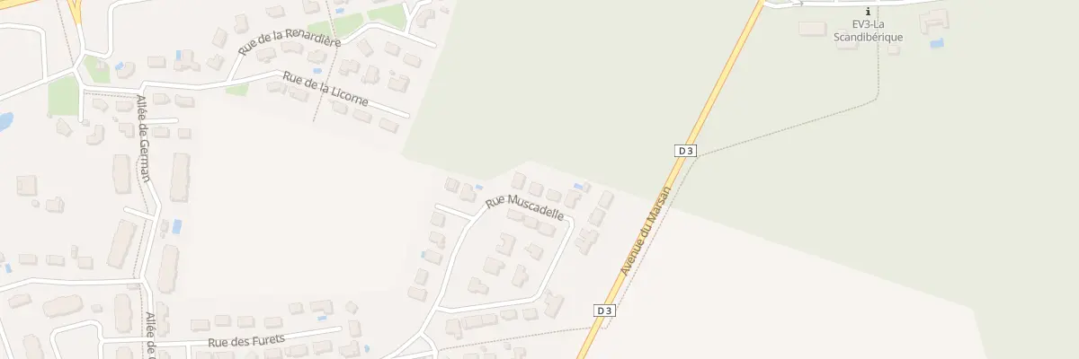 Plan du 541 Rue Muscadelle à Saint-Perdon