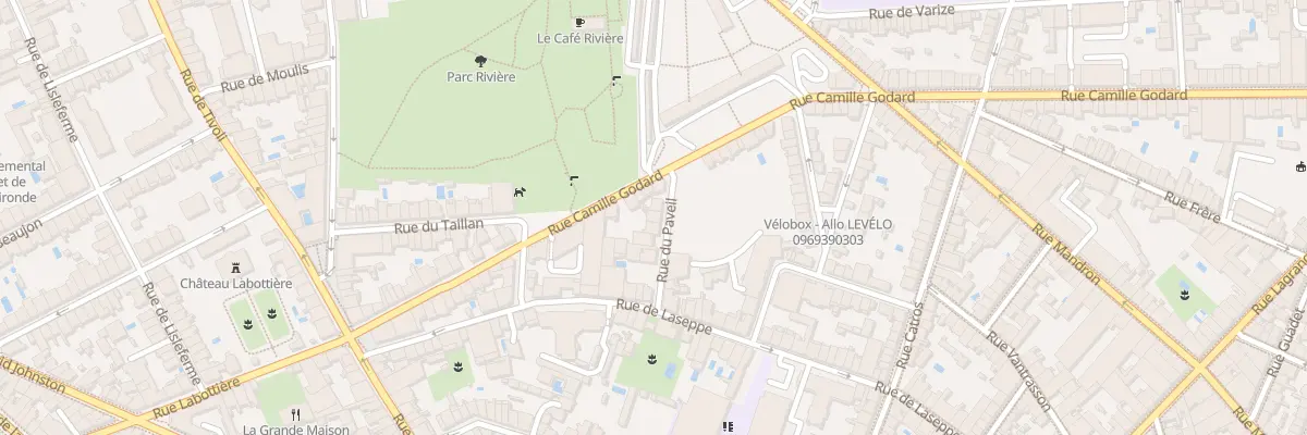 Plan du 18 Rue du Paveil à Bordeaux