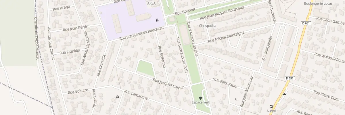 Plan du 1 Rue Jacques Cartier à Villenave-d’Ornon