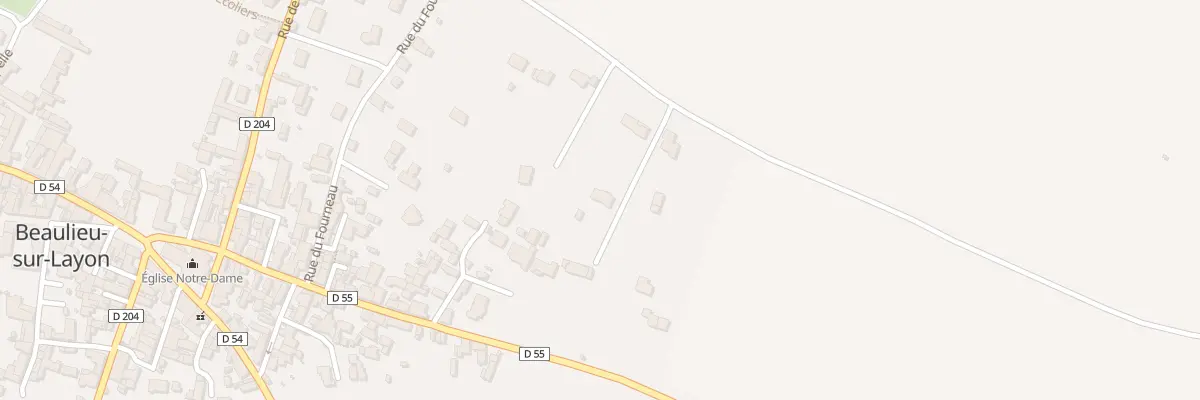 Plan du 25 Rue du Moulin Beleau à Beaulieu-sur-Layon
