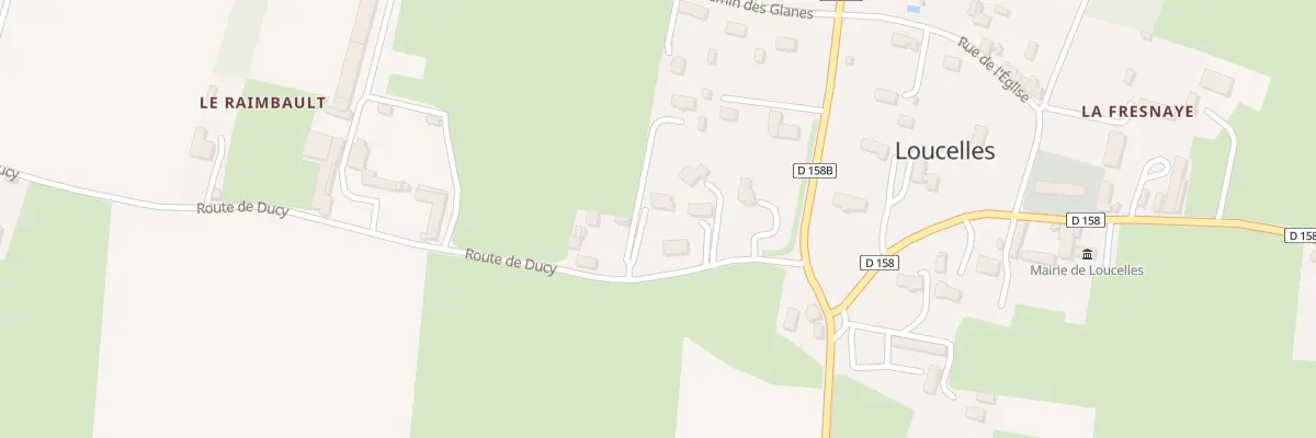 Plan du 2C Rte de Ducy à Loucelles