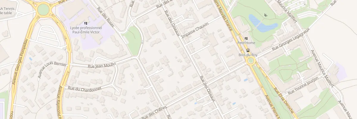 Plan du 95 Rue des Oiseaux à Avrillé
