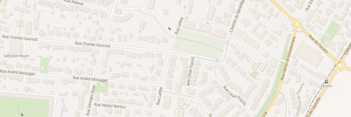 Plan du 42 Rue Lafitte à Talence