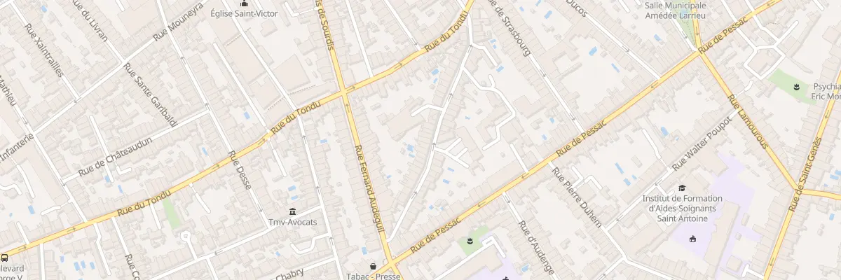 Plan du 33B Rue de Landiras à Bordeaux