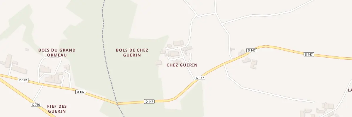 Plan du 5030 Chez Guerin à Saint-Dizant-du-Bois