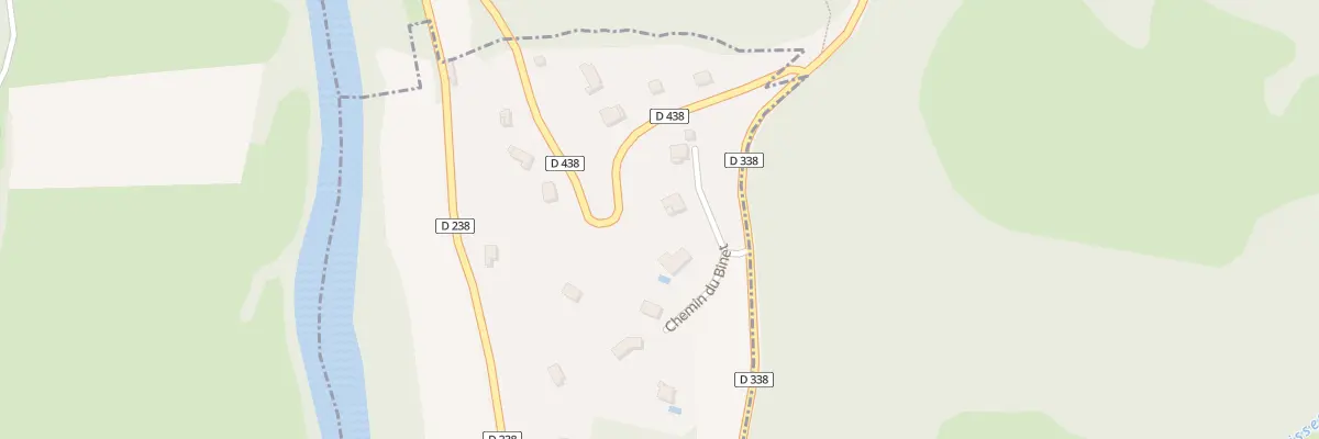 Plan du 9 Che du Binet à Eysus