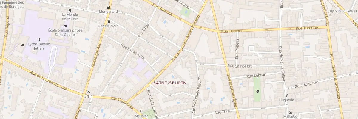 Plan du 42 Rue du Docteur Albert Barraud à Bordeaux