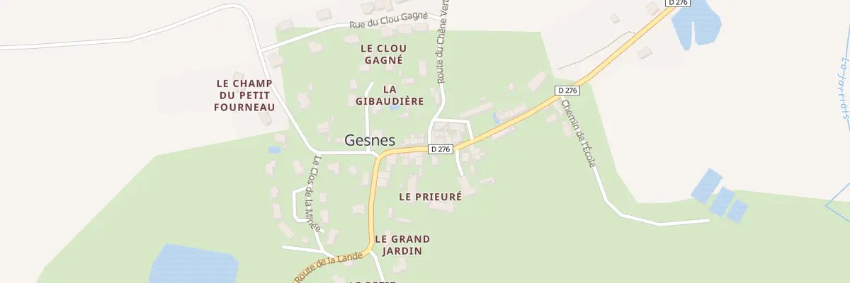 Plan du 10 Rue de la Forge à Gesnes