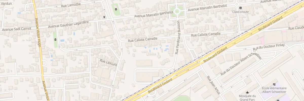 Plan du 21 Rue Calixte Camelle au Bouscat