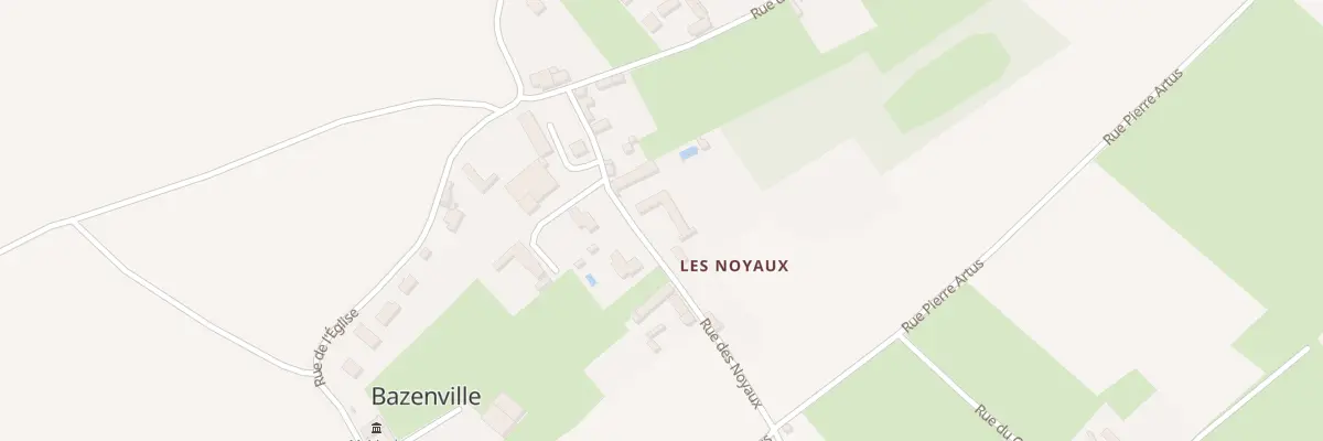 Plan du 9 Rue des Noyaux à Bazenville