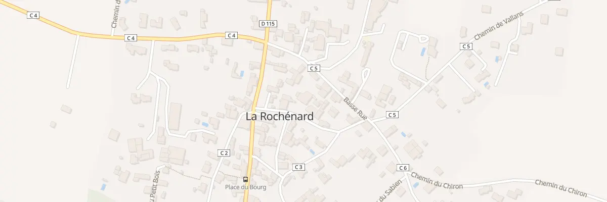 Plan du 5 Chemin Noir à La Rochénard