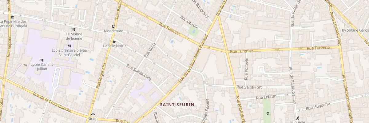 Plan du 51 Rue du Docteur Albert Barraud à Bordeaux