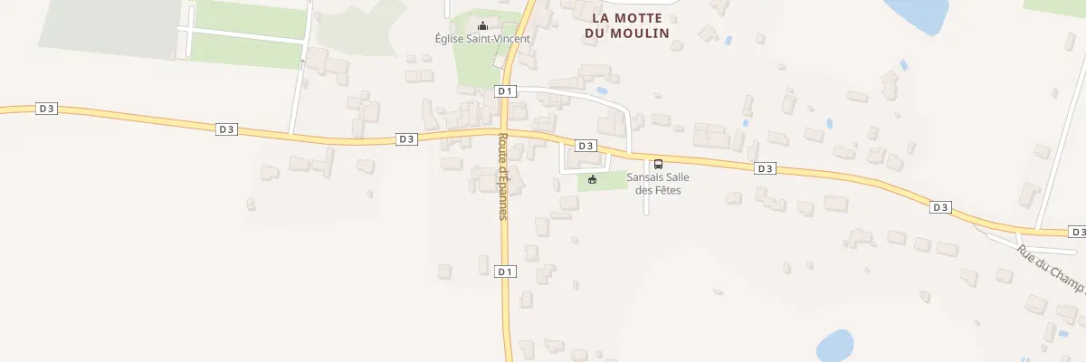Plan du 2 Rte de Niort à Sansais