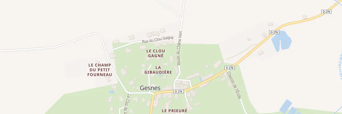 Plan du 5092 Le Bourg à Gesnes