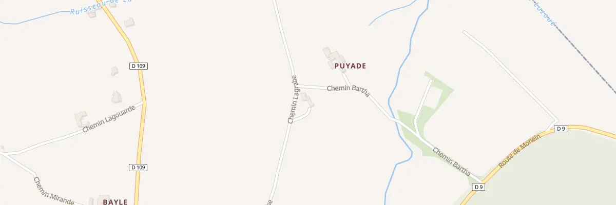Plan du 444 Che Lagrabe à Cardesse