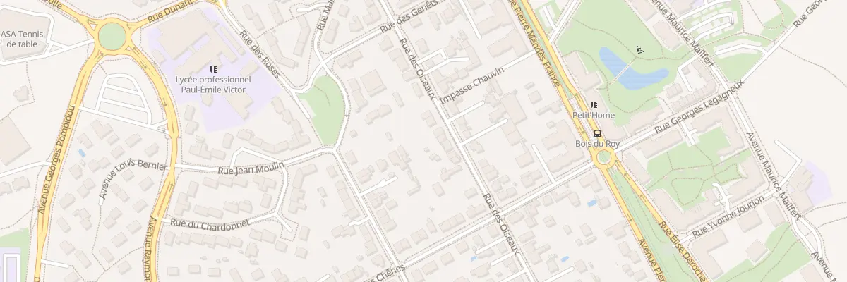Plan du 99 Rue des Oiseaux à Avrillé