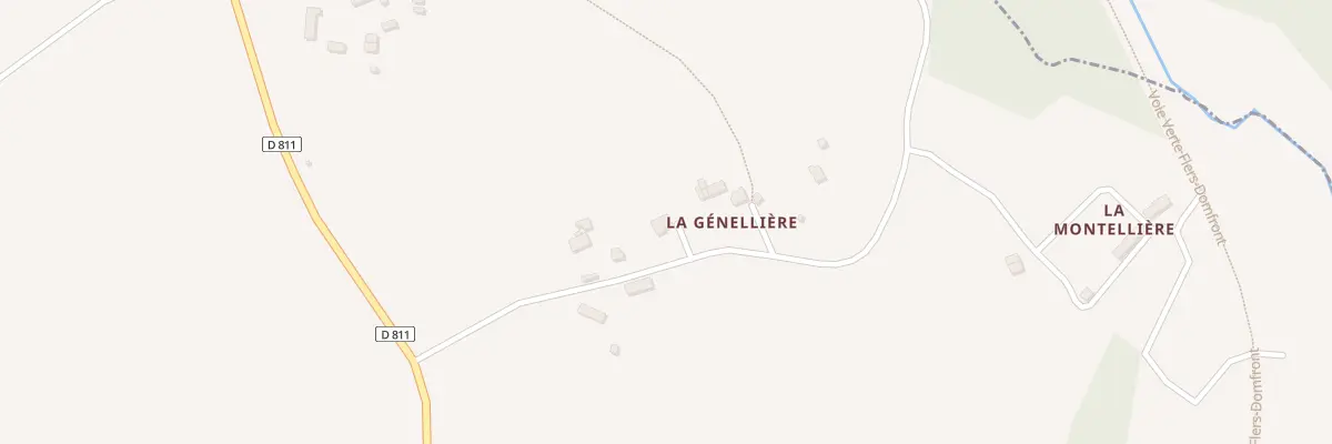 Plan du 6 La Genelliere au Châtellier