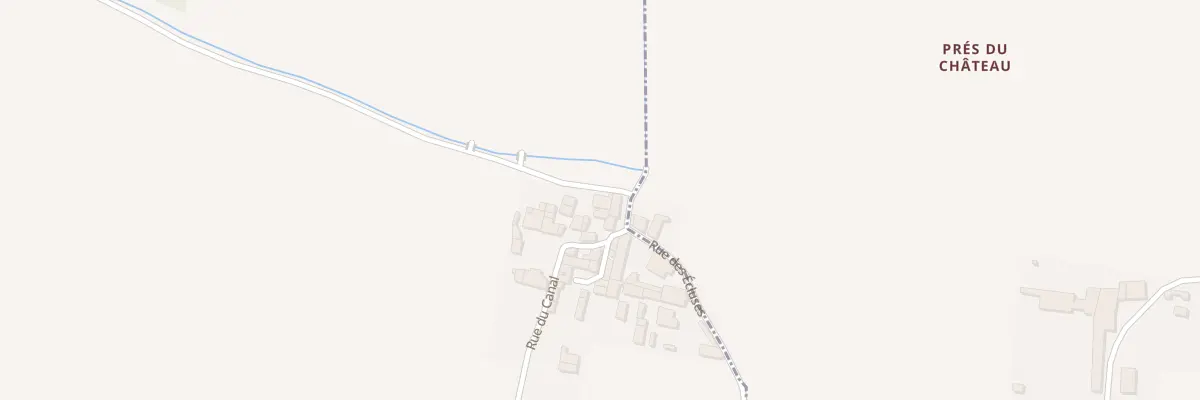 Plan du 23 Rue des Ecluses à Voissay